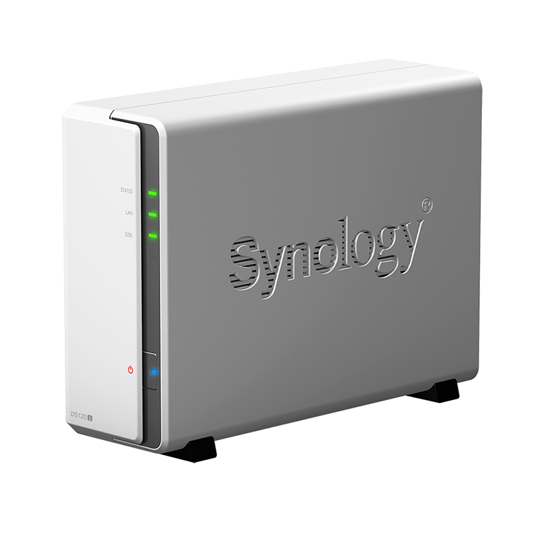 Synology DiskStation 1-Bay 3.5in Diskless 1xGbE NAS Marvell 800MHz 2xUSB2 (DS120j)