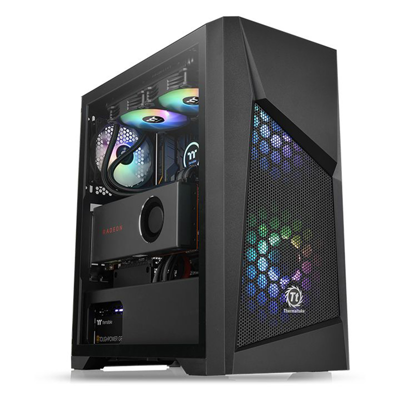 Thermaltake Commander G32 Tempered Glass ARGB Mid Tower ATX Case (CA-1P2-00M1WN-00)