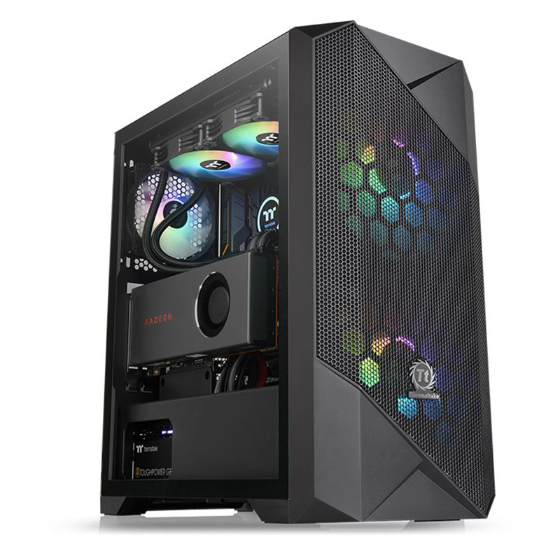 Thermaltake Commander G33 Tempered Glass ARGB Mid Tower ATX Case (CA-1P3-00M1WN-00)