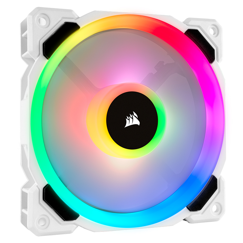 Corsair LL120 RGB 120mm Dual Light Loop PWM Fan White - Single Pack (CO-9050091-WW)