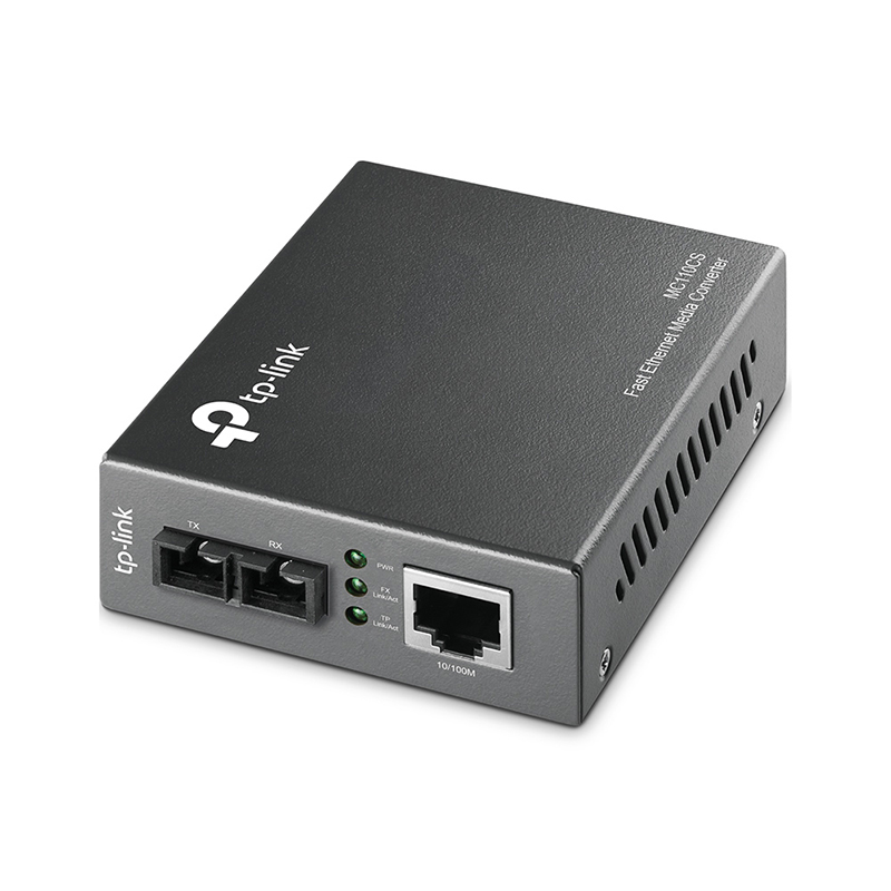 TP-Link Single-Mode 10/100Mbps Copper/Fiber Converter - (MC110CS)