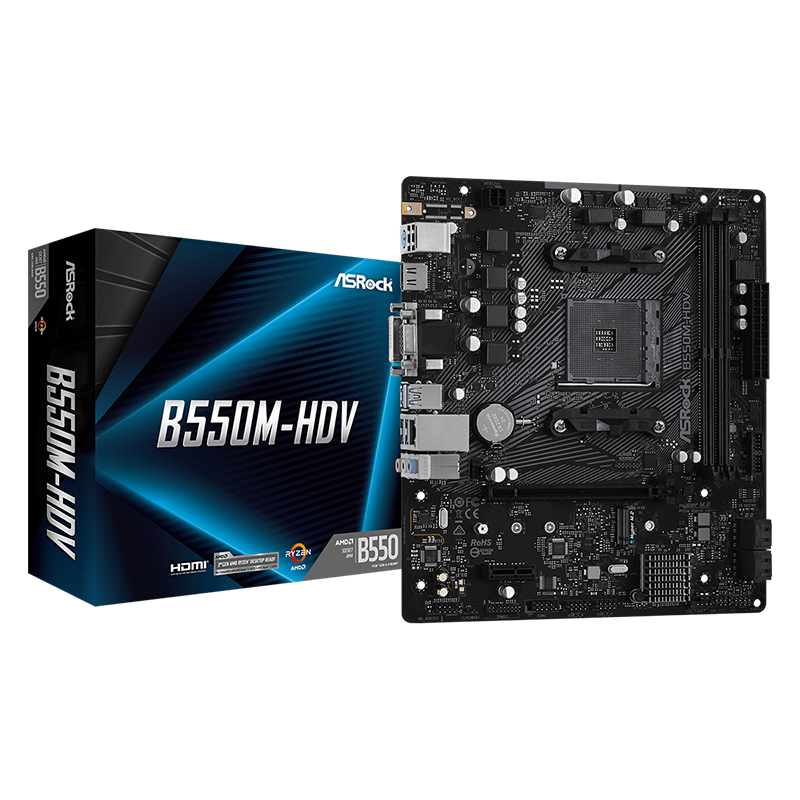 Asrock B550M-HDV AM4 mATX Motherboard