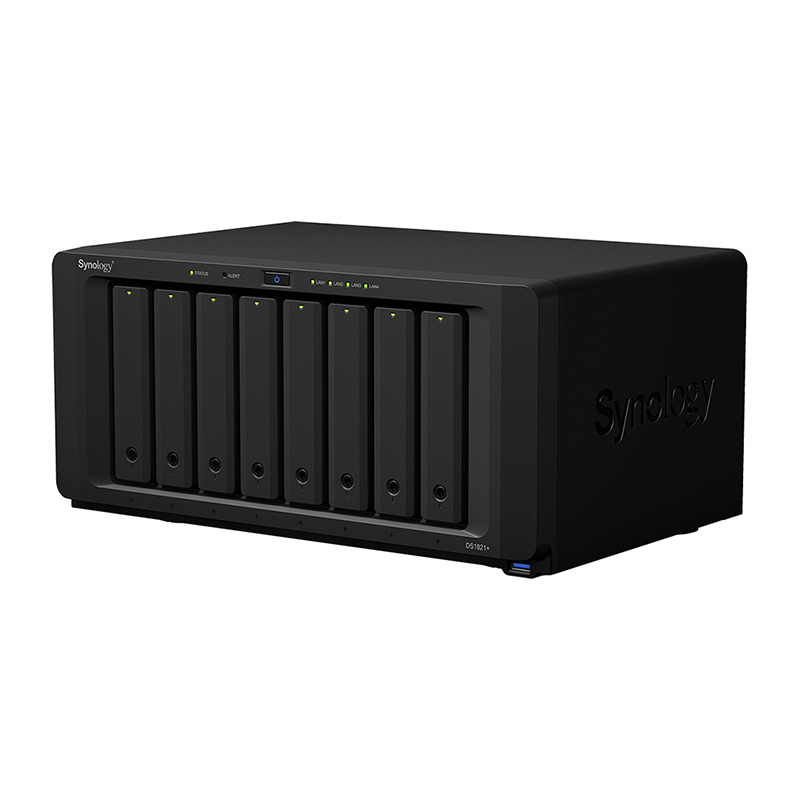 Synology DiskStation 8 Bay Ryzen Quad Core 4G NAS (DS1821+)