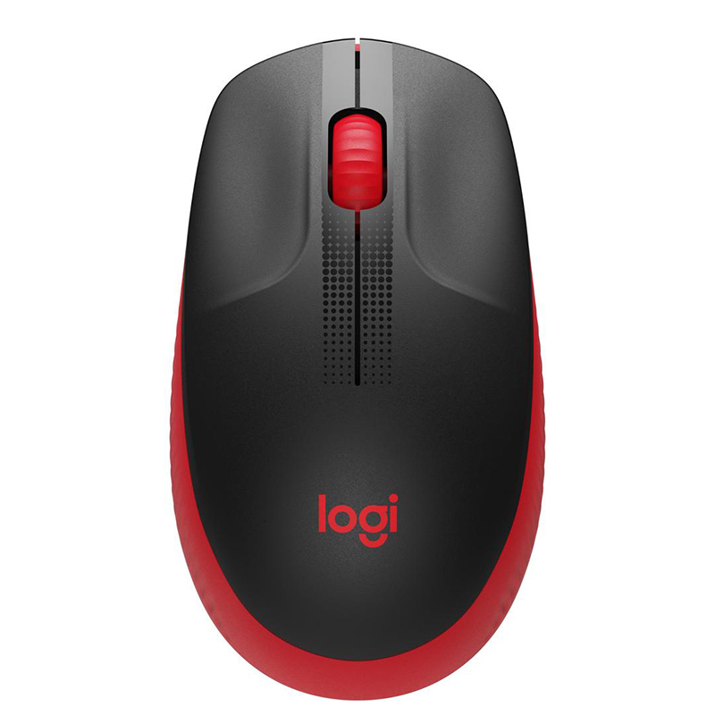 Logitech M190 Wireless Mouse - Red (910-005915)