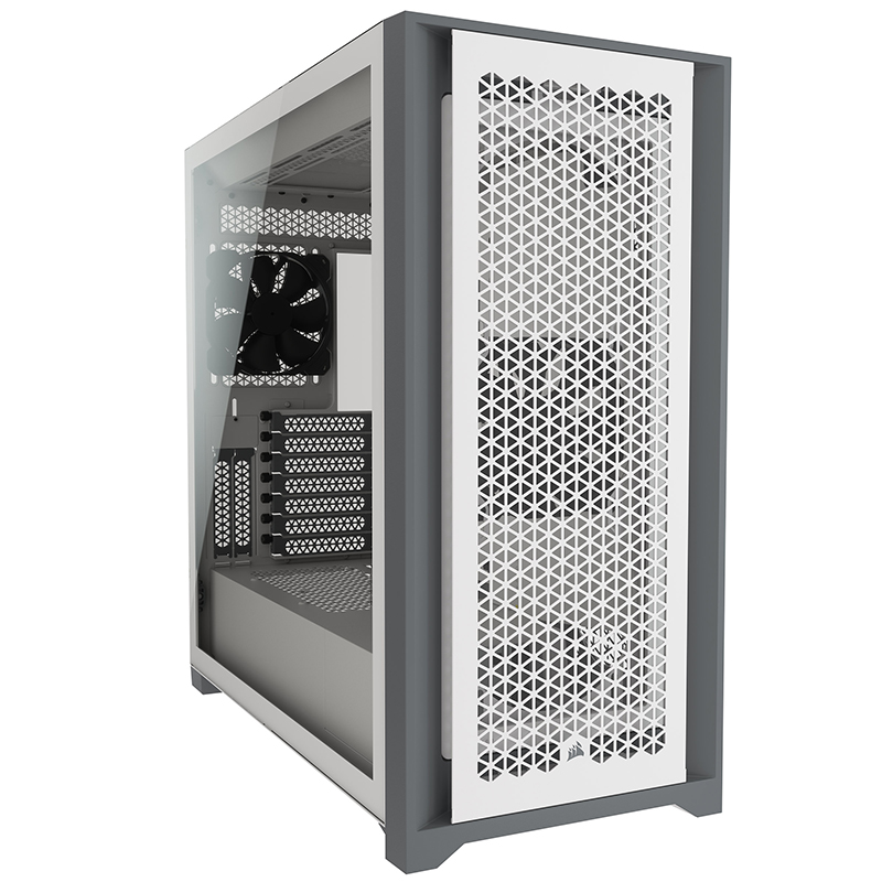 Corsair 5000D Airflow TG Mid Tower E-ATX Case - White (CC-9011211-WW)