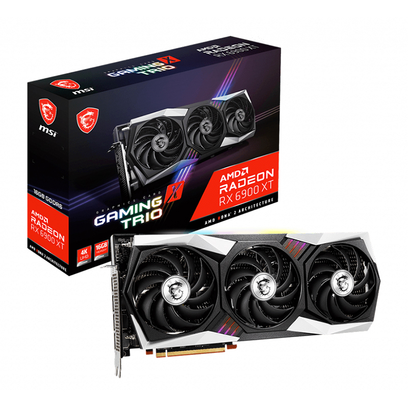 MSI Radeon RX 6900 XT Gaming X Trio 16G Graphics Card (RX 6900 XT GAMING X TRIO 16G)