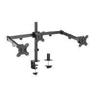 Brateck Triple Monitor Double Joint Articulating Monitor Arm
