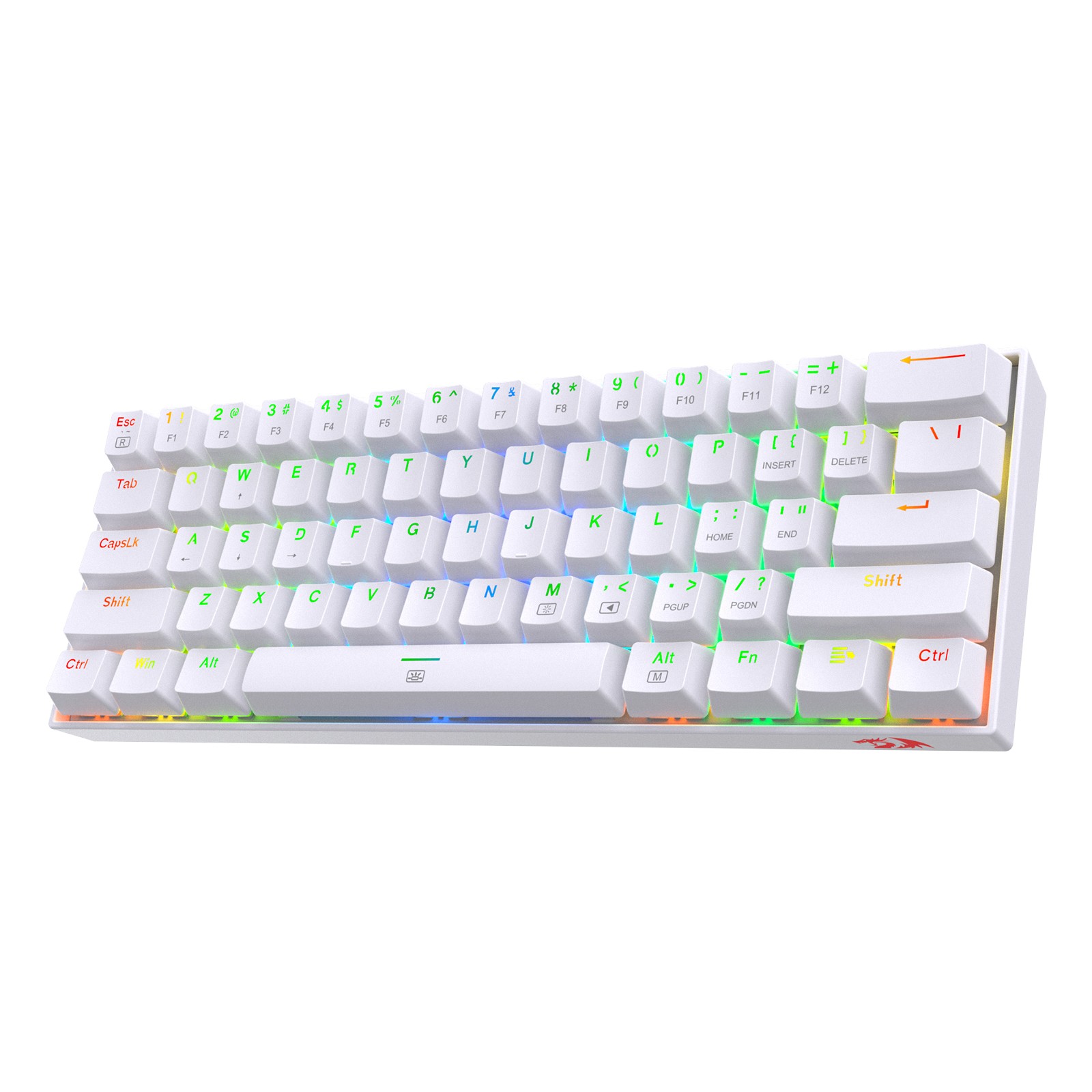 Redragon K630 60% RGB Wired Mechanical Keyboard, Red Switch