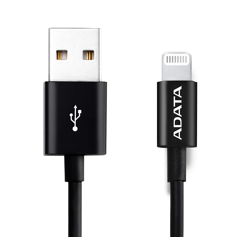 ADATA Lightning USB Cable 1m - Black (AMFIPL-1M-CBK)