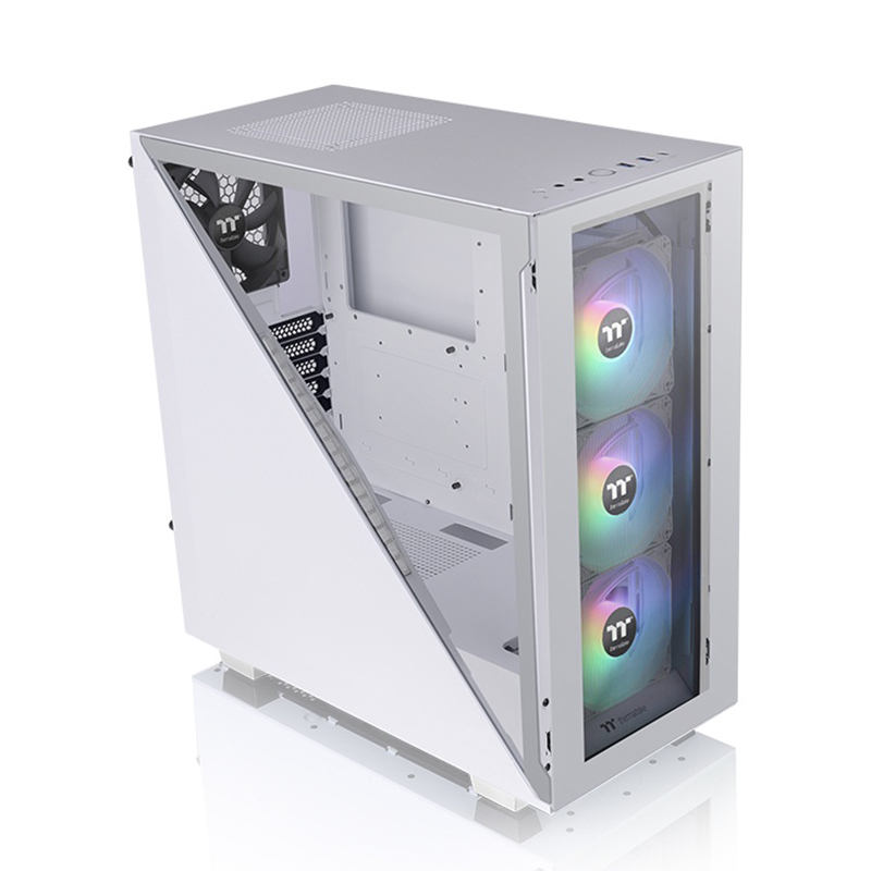 Thermaltake Divider 300 TG ARGB Mid Tower ATX Case - Snow (CA-1S2-00M6WN-01)