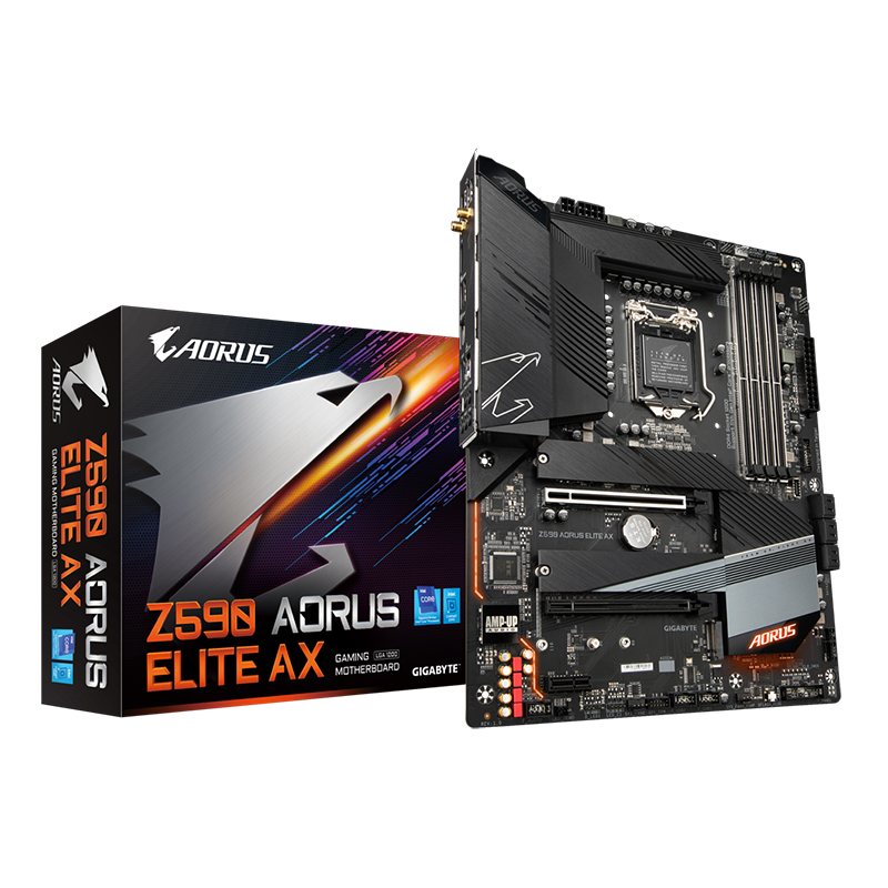 Gigabyte Z590 Aorus Elite AX LGA 1200 ATX Motherboard (Z590 AORUS ELITE AX)