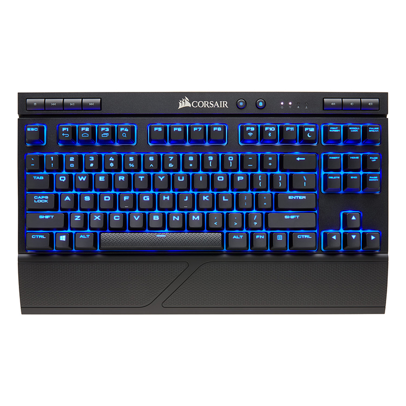Corsair K63 Wireless Mechanical Gaming Keyboard Backlit Blue LED Cherry MX Red (CH-9145030-NA)
