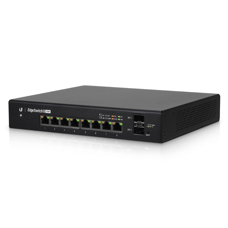 Ubiquiti Edgeswitch 8 - 8 Port Managed Gigabit PoE Switch (ES-8-150W-AU)