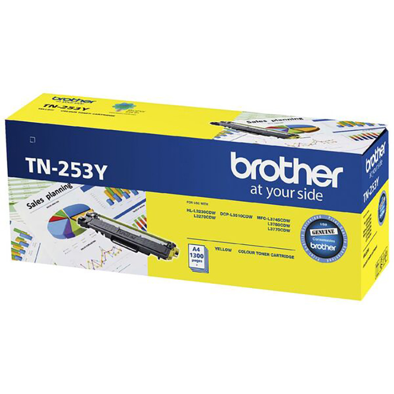 Brother Yellow Toner Cartridge (TN-253Y)