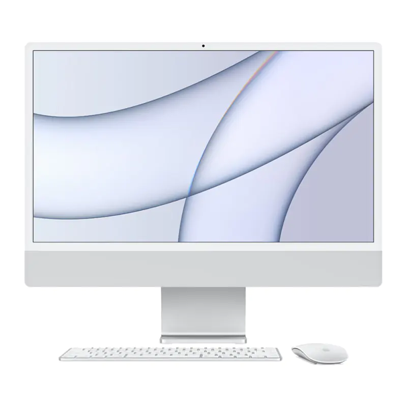Apple 24 in iMac - Apple M1 8 Core GPU 256GB - Silver (MGPC3X/A)