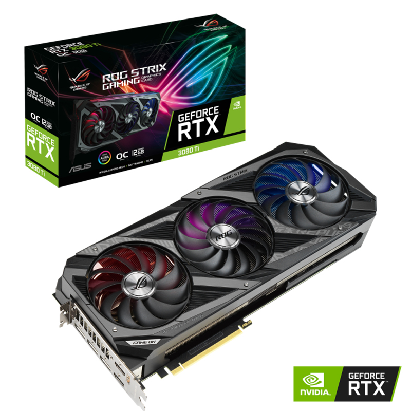 Asus ROG Strix GeForce RTX 3080 Ti OC Gaming 12G Graphics Card (ROG-STRIX-RTX3080TI-O12G-GAMING)