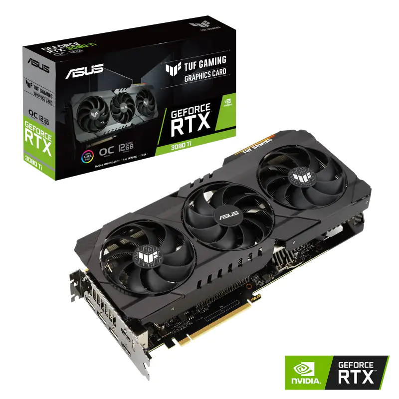ASUS GeForce RTX 3080 Ti TUF Gaming OC 12G Graphics Card (TUF-RTX3080TI-O12G-GAMING)