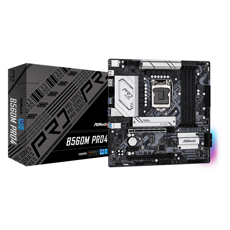 Asrock B560M PRO4 LGA 1200 mATX Motherboard