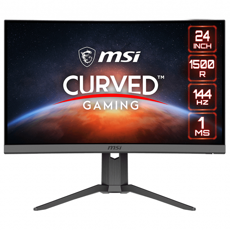 MSI Optix 24in FHD VA 144Hz Frameless Curved Gaming Monitor (Optix G24C6P)