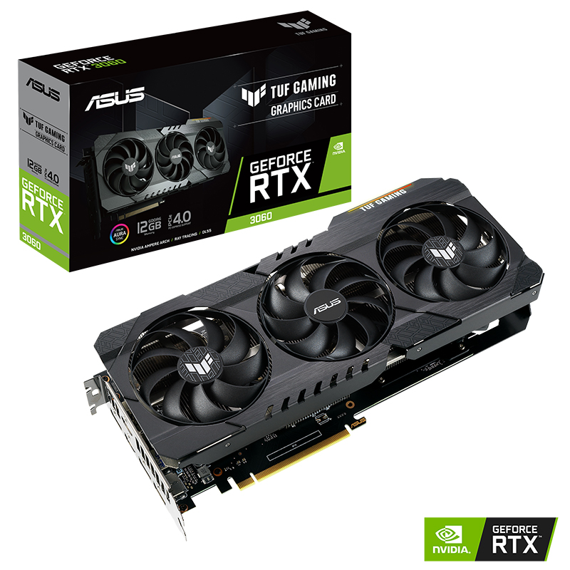 Asus GeForce RTX 3060 TUF Gaming V2 12G LHR Graphics Card (TUF-RTX3060-12G-V2-GAMING)