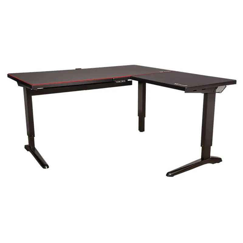 Thermaltake Toughdesk 500L RGB BattleStation L-Shaped Electric Height Adjustable Gaming Desk (GGD-EDL-BKEINX-01)
