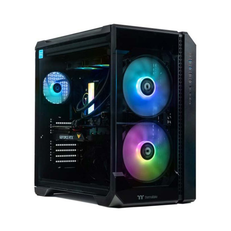 Thermaltake Rapture Xtreme Ryzen 7 3700X RTX 3080 500GB SSD + 2TB HDD 32GB RAM W10H Gaming Desktop PC (CA-4T2-00D1WA-00)
