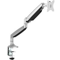 Startech ARMPIVOTHD Single Full Motion Articulating Desk-Mount Monitor Arm - Silver - OPENED BOX 73469