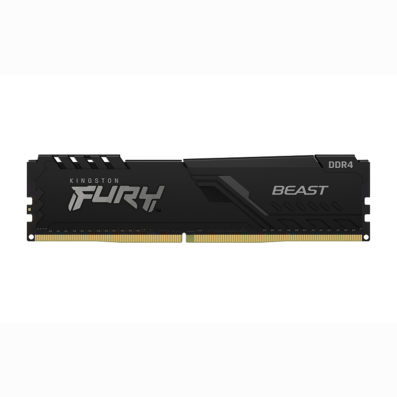 Kingston 8GB (1x8GB) KF426C16BB/8 FURY Beast 2666MHz DDR4 RAM - Black