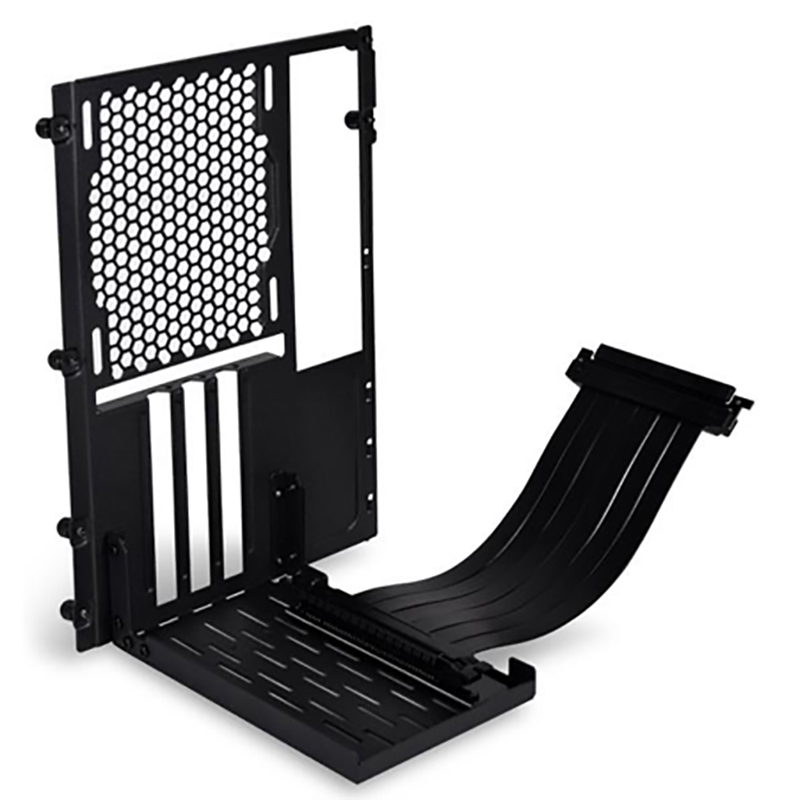 Lian Li O11D-mini PCIe 3.0 1X Riser Vertical GPU Bracket Kit - Black