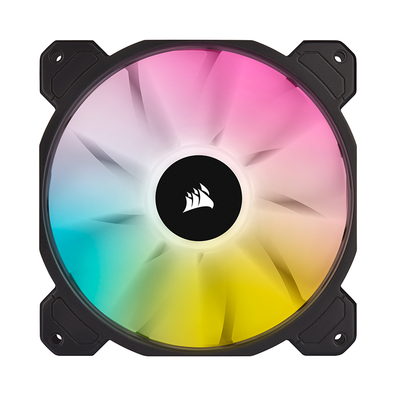 Corsair iCUE SP140 140mm RGB Elite Black PWM Fan - Single Pack (CO-9050110-WW)