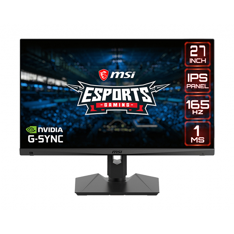 MSI Optix 27in FHD IPS 165Hz FreeSync Gaming Monitor (MAG274R2) - OPENED BOX 79589