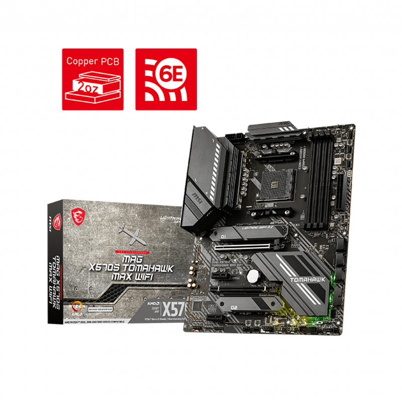 MSI MAG X570S TOMAHAWK MAX WIFI AM4 ATX Motherboard (MSI MAG X570S TOMAHAWK MAX WIFI)