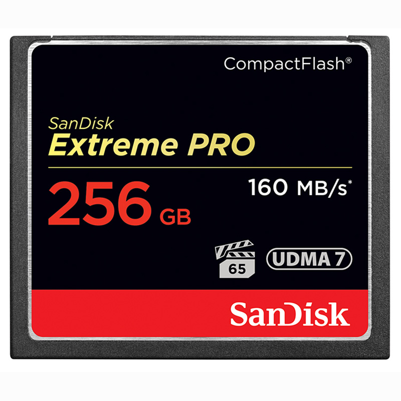 SanDisk 256GB Extreme Pro CompactFlash Memory Card