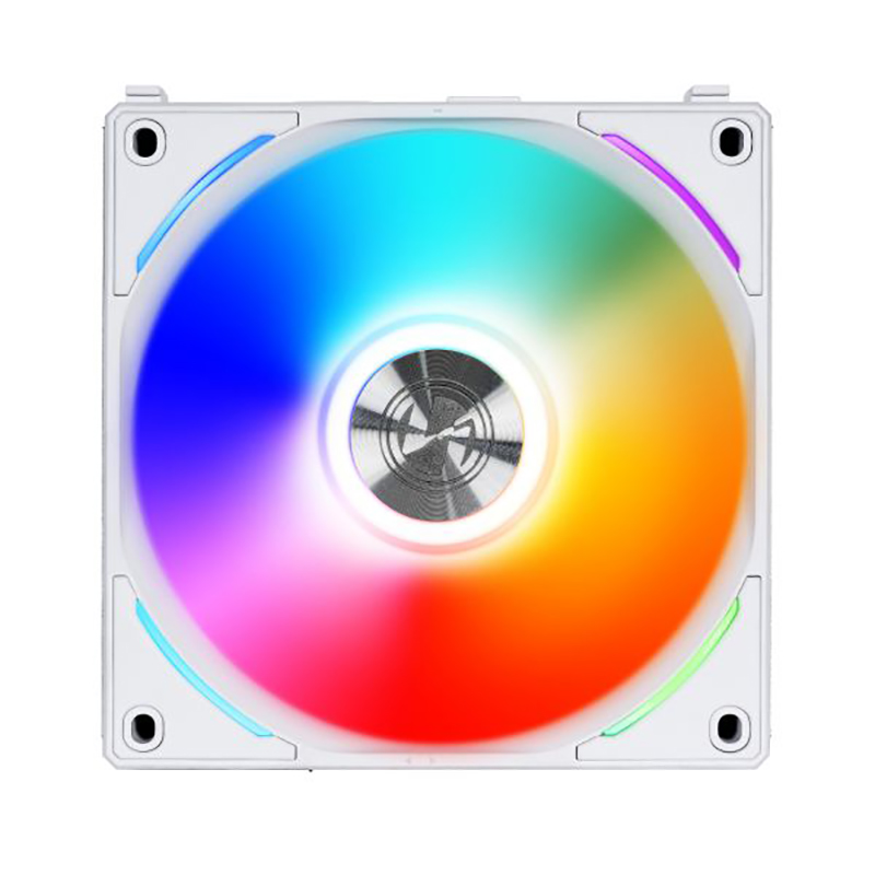 Lian Li 120mm AL120-1 UNI ARGB PWM Fan Single Pack - White