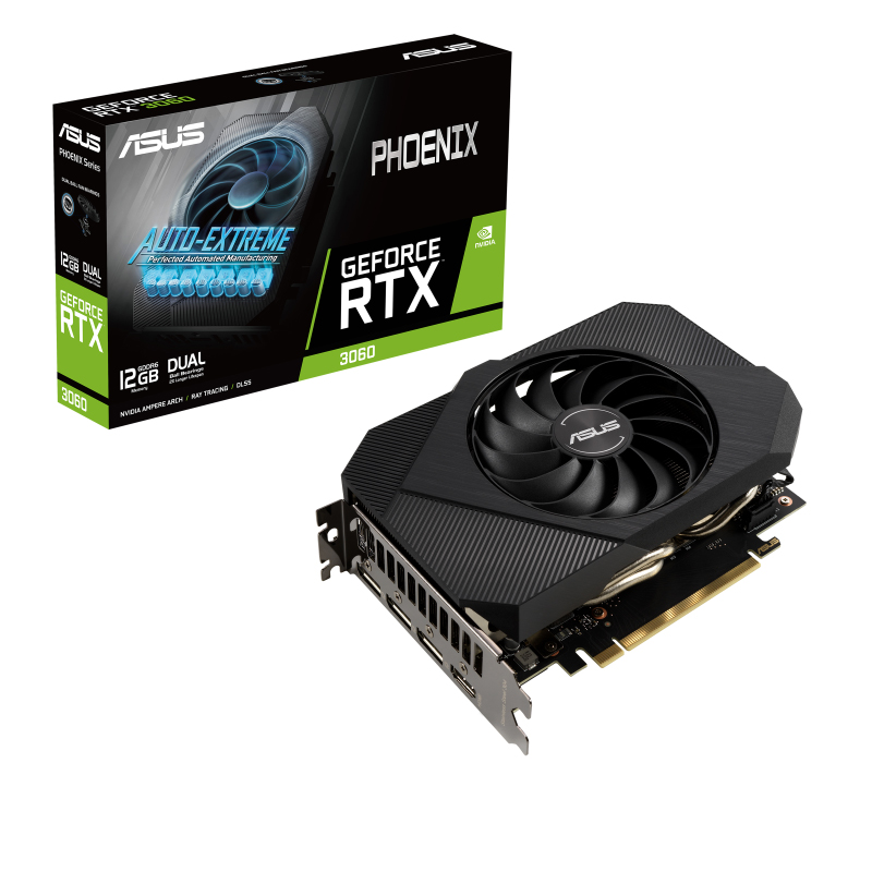 Asus GeForce RTX 3060 Phoenix V2 12G LHR Graphics Card (PH-RTX3060-12G-V2)