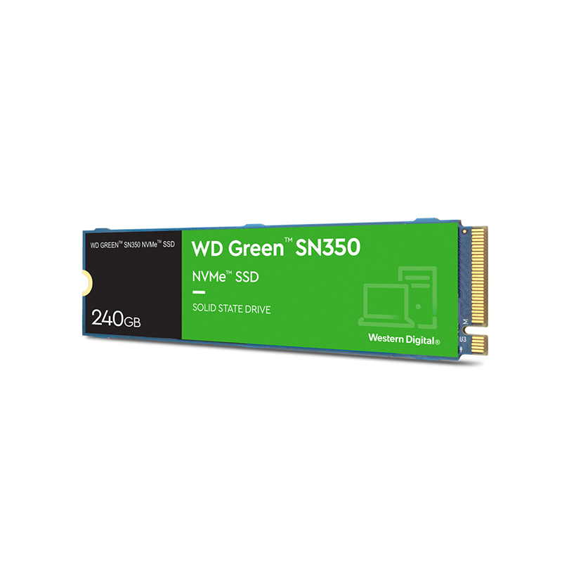 Western Digital 240GB Green SN350 PCIe Gen3 M.2 2280 NVMe SSD (WDS240G2G0C)