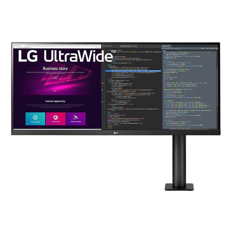 LG 34in UltraWide Ergo QHD IPS 75Hz Freesync Monitor (34WN780-B)