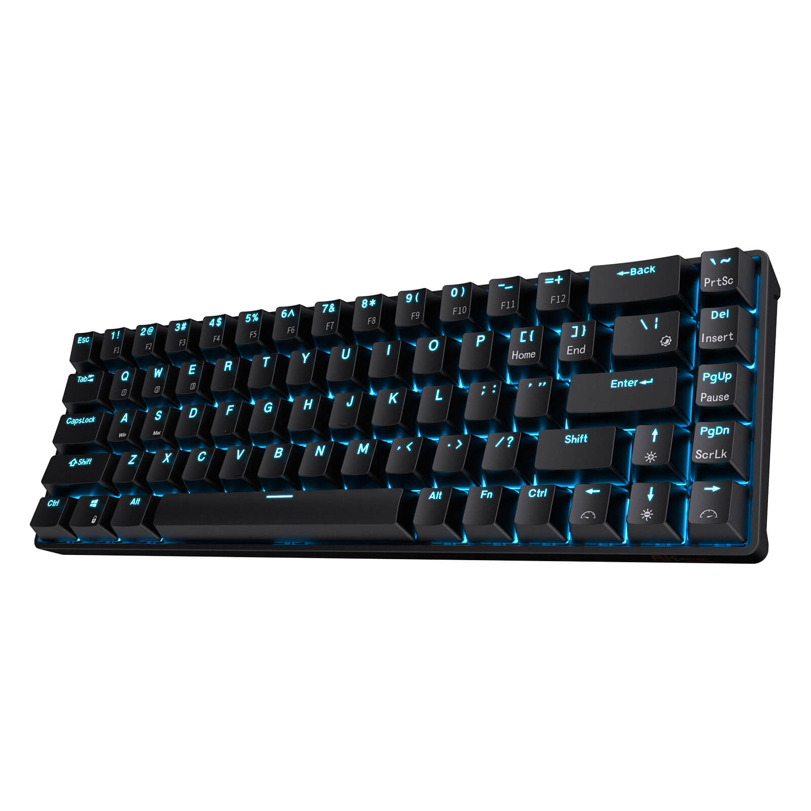 RK ROYAL KLUDGE RK68 65% Hot-Swappable Wireless Mechanical Keyboard, Red Switch，Black Case