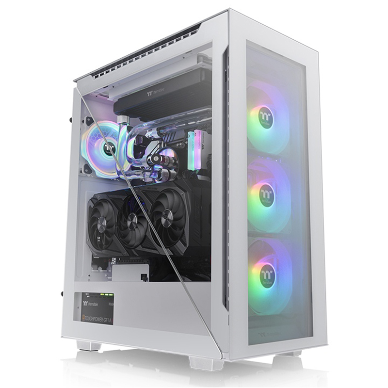 Thermaltake Divider 500 TG ARGB Mid Tower ATX Case - Snow Edition (CA-1T4-00M6WN-01)