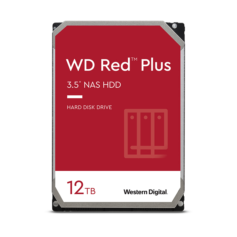 Western Digital 12TB 7200RPM 3.5in NAS SATA Hard Drive (WD120EFBX)