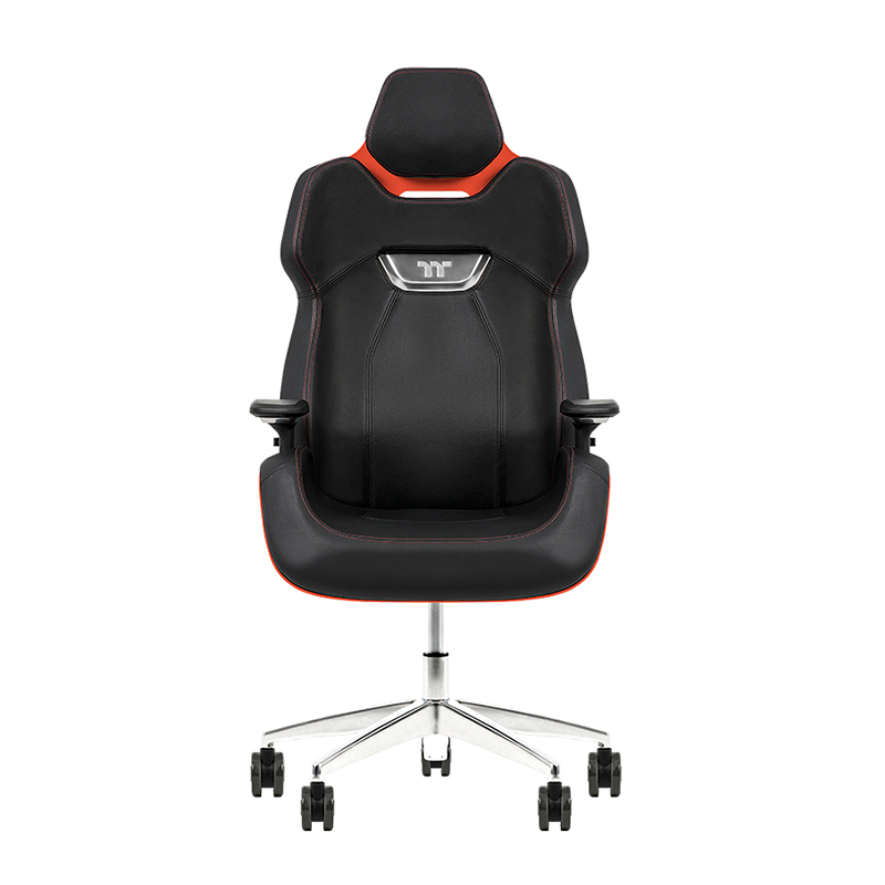 Thermaltake ARGENT E700 Real Leather Gaming Chair Design by Porsche - Flaming Orange (GGC-ARG-BRLFDL-01)
