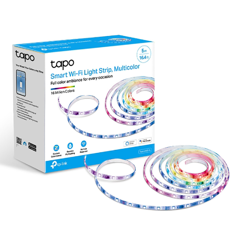 TP-Link Multi-Colour Smart Wi-Fi Light Strip 5m (TAPO L920-5)