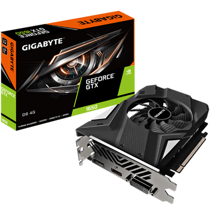 Gigabyte GeForce GTX 1650 4GB GDDR6 Graphics Card (N1656D6-4GD-V2)