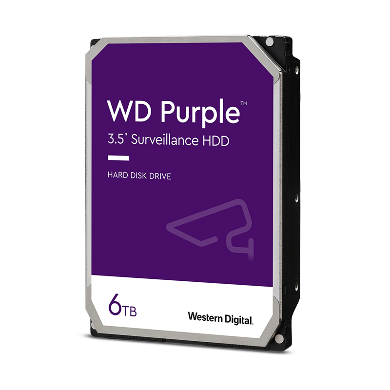 Western Digital 6TB Purple 5400RPM 3.5in SATA Hard Drive (WD63PURZ)