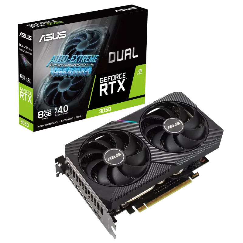 Asus GeForce RTX 3050 Dual 8G Graphics Card (DUAL-RTX3050-8G)