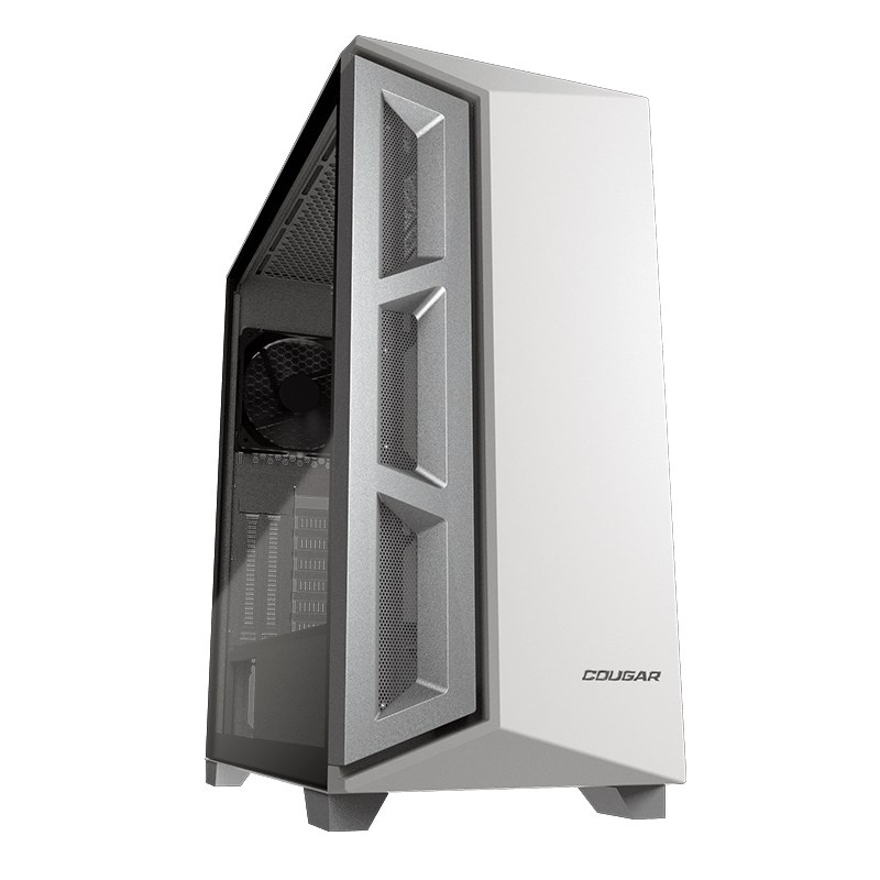Cougar DarkBlader X5 Tempered Glass E-ATX Mid Tower Case White (DARKBLADER X5 WHITE)