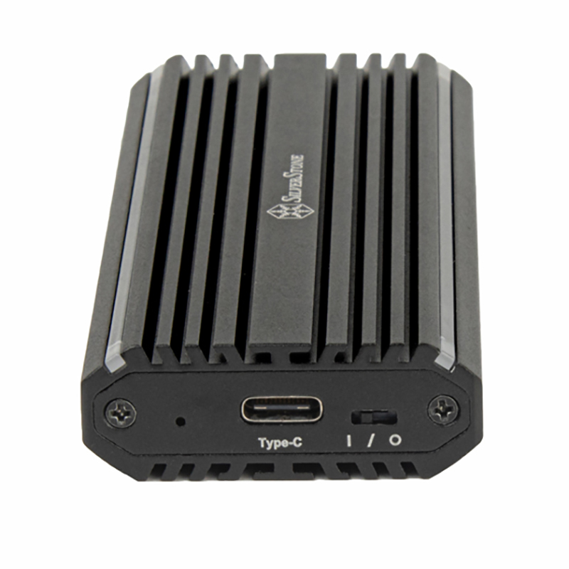 Silverstone MS13 USB Type-C 3.2 Gen2 NVMe M.2 M + B Key RGB SSD Enclosure (SST-MS13)