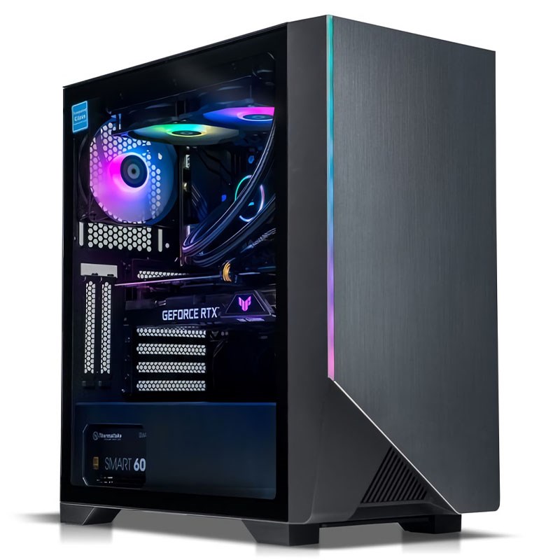 Thermaltake Rapture V3 Intel 12th i5 12400F RTX 3060 16GB RAM W11 Desktop Gaming PC - Black (CA-4W1-00D1WA-02)