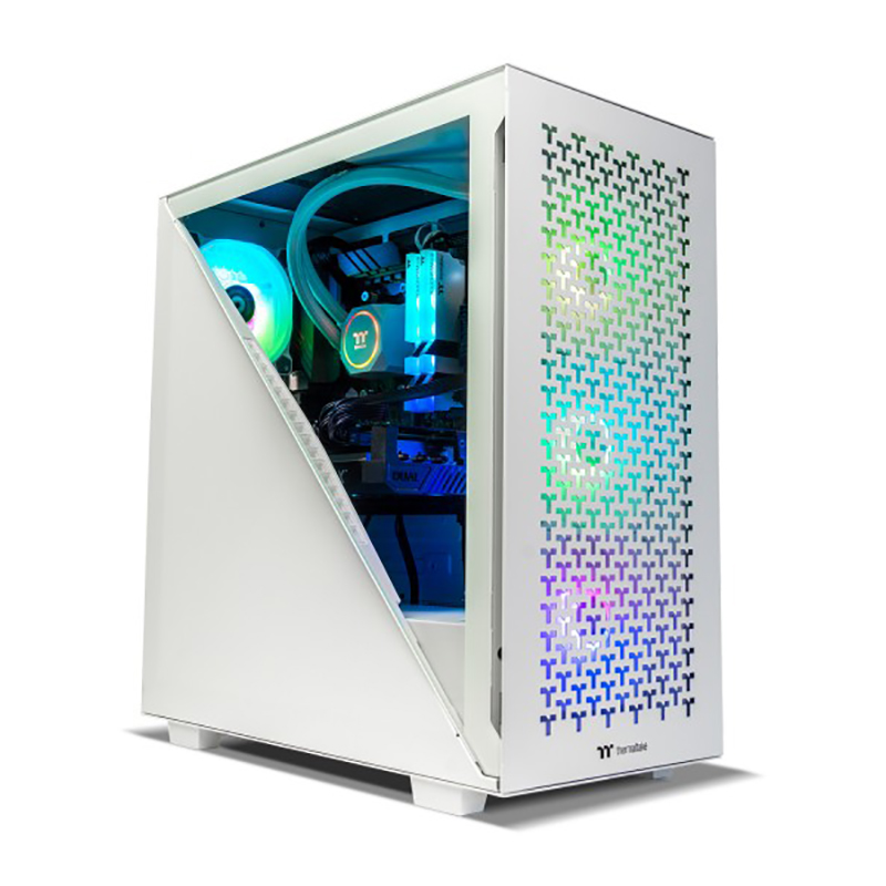Thermaltake Sub Zero Intel 12th i5 12400F RTX 3060 16GB RAM W11 Desktop Gaming PC - Air White (CA-4S1-00D6WA-01)