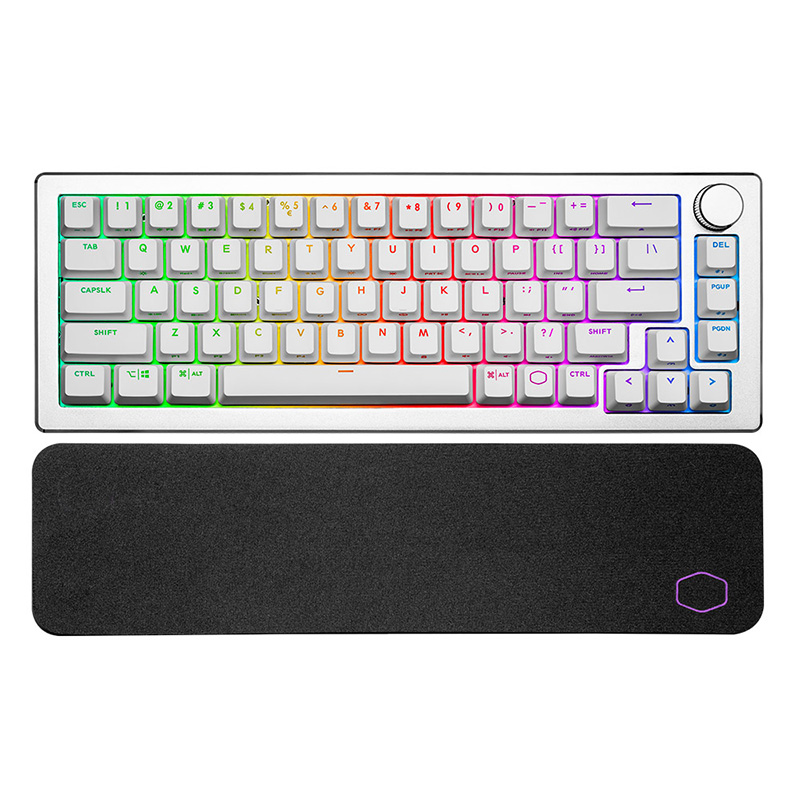 Cooler Master MasterKeys CK721 RGB TTC Mechanical Keyboard White (CK-721-SKTM1-US)